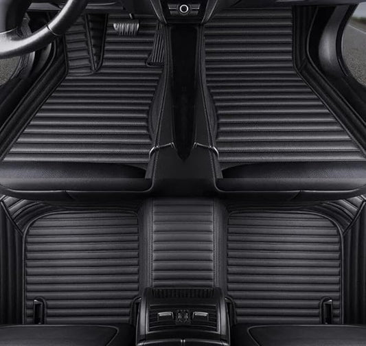 Custome Car Mats Accessories All Weather Floor mats Compatible with Automotive Floor Mats Passenger car mats (Black 3D)