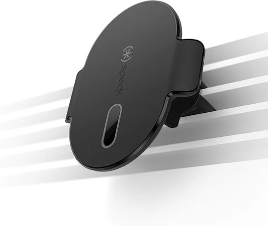Speck iPhone Car Vent Mount MagSafe Accessory - ClickLock No-Slip Interlock, Ultra Secure Vent Clamp, 360 Adjustable & Lockable Ball Point - Black