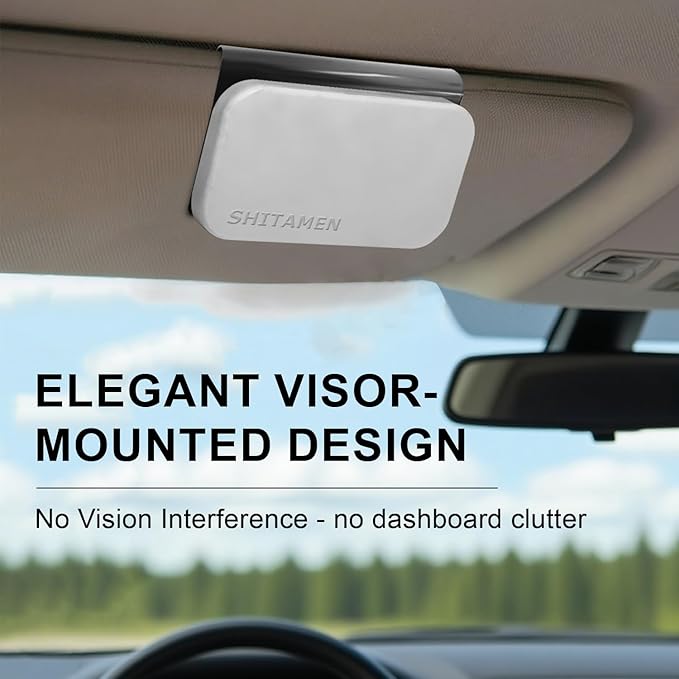 Car Air Freshener, Stone Air Freshener, Automotive Odor Eliminator for Visor Clip- Car Fresheners Long Lasting - CLIP INCLUDED (Charming Orchard/Starter Kit)