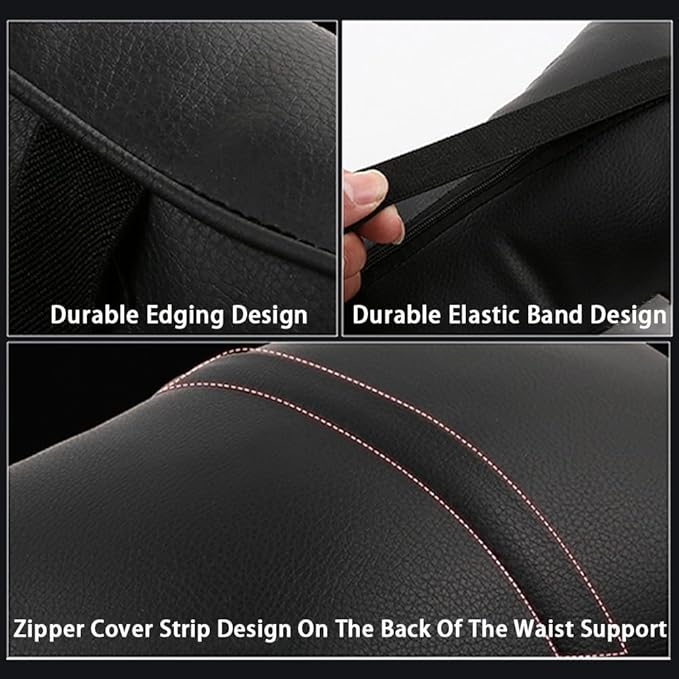 Car Seat Headrest Pillow for Infiniti Q50L/QX50/QX60/ESQ/QX30 Head Support Rest Pillow Lumbar Support Lumbar Pillow Cushion Back Cushion Back Pillow Accessories,Orange-2*Headrest