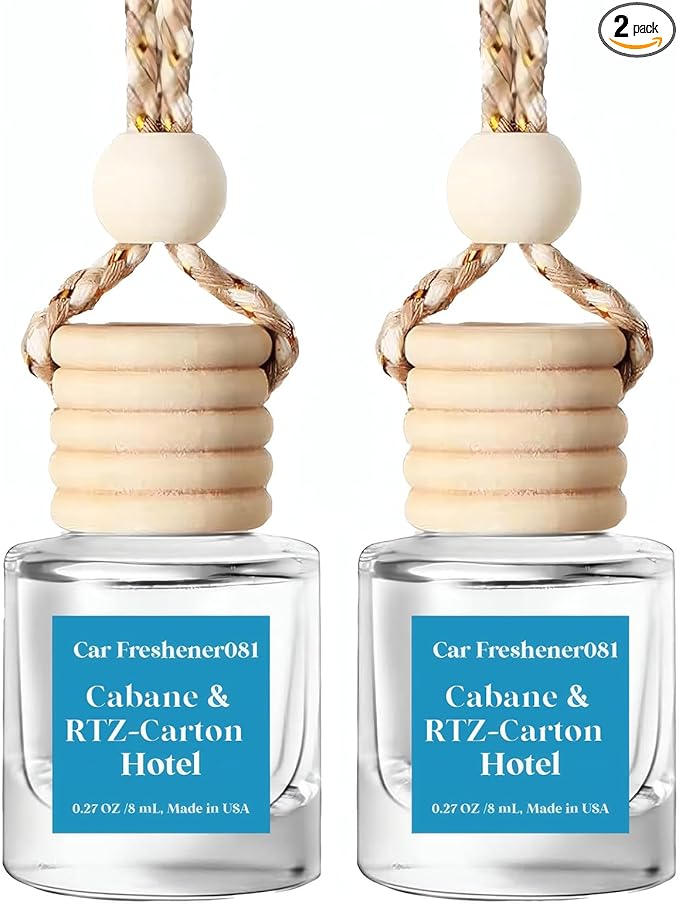 Car Air Freshener Hanging,Cute Air Diffuser for Car, Long Lasting Car Air Fresheners, Car Fresheners for Women, Made in USA(2 Pack)