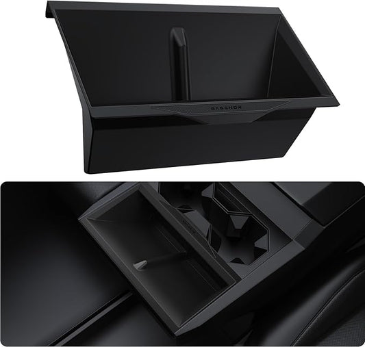 BASENOR 2026 Tesla Cybertruck Wireless Charging Pad Mat [Proprietary Design] Anti-Slip Silicone Center Console Organizer Cover, Waterproof & Dustproof for 2024-2026 Tesla Cybertruck Accessories