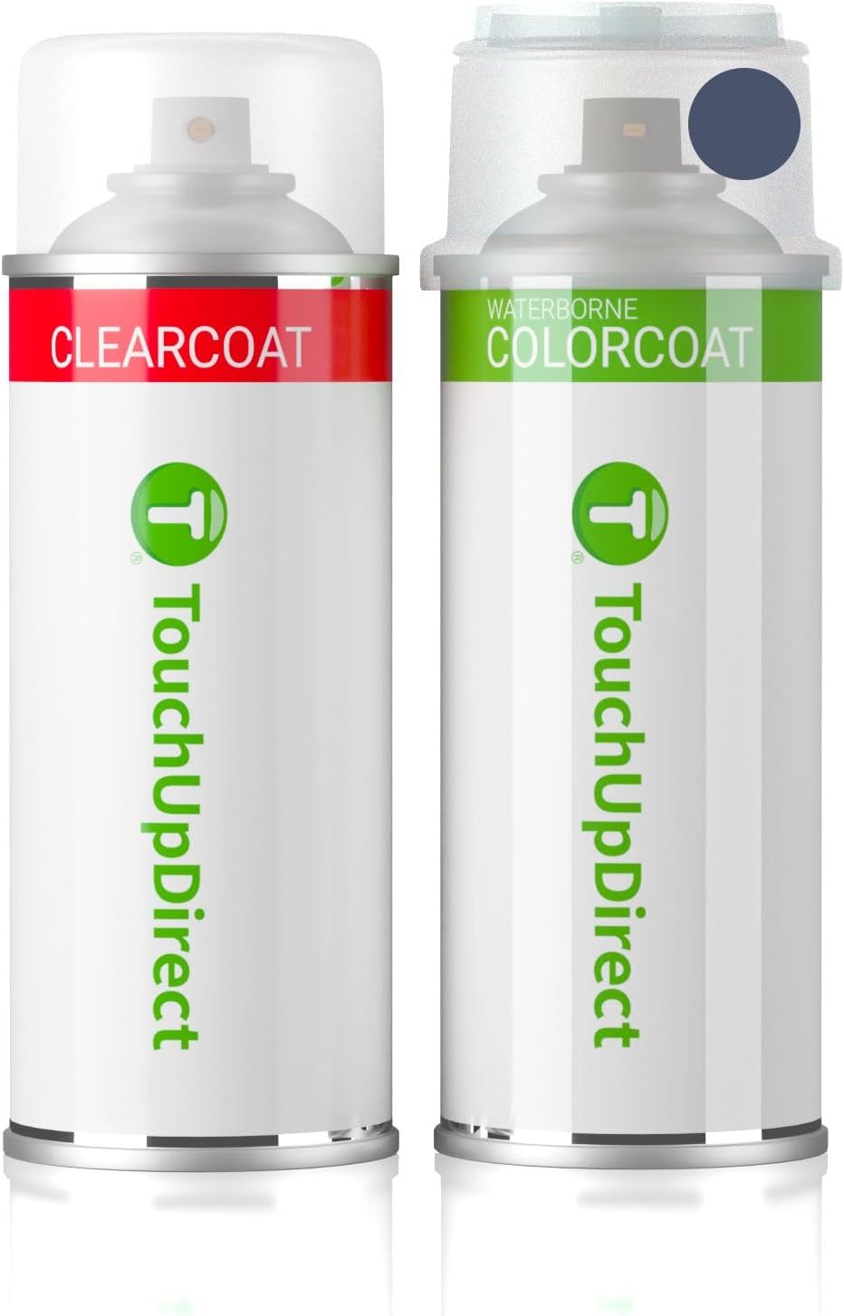 TouchUpDirect 8W2 Cavalry Blue Compatible with Toyota Exact Match Touch Up Paint Aerosol - Essential Kit