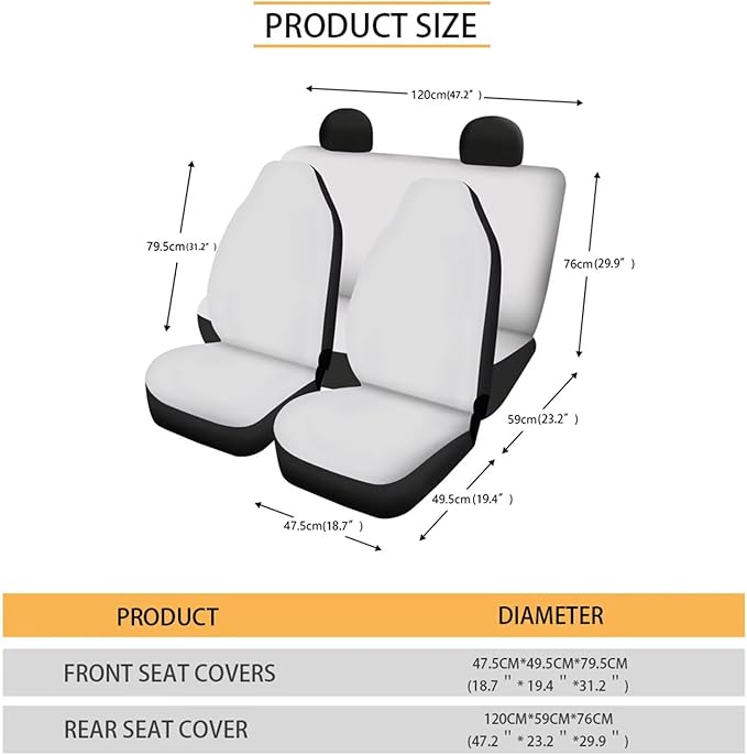 FKELYI Brown Aztec Car Interior Accessory Set - Seat & Headrest Covers, Gear Shift & Handbrake Knobs, Steering Wheel Cover, Cup Coasters