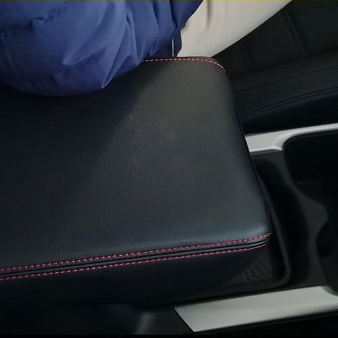 Compatible with Center Console Armrest Cover for Honda Accord 2018 2019 2020 2021 2022 Leather Arm Rest Storage Box Lids Cushion Protector Pad
