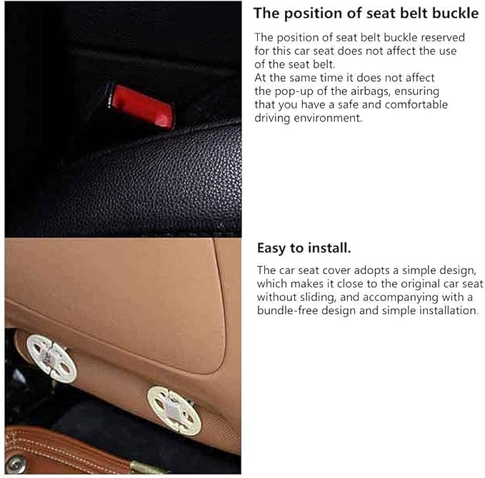 Suninbox Linen Back Car Seat Covers,Rear Car Seat Covers,Cloth Bottom Car Back Seat Cushion,Automotive Seat Protector Breathable Ventilated Gray