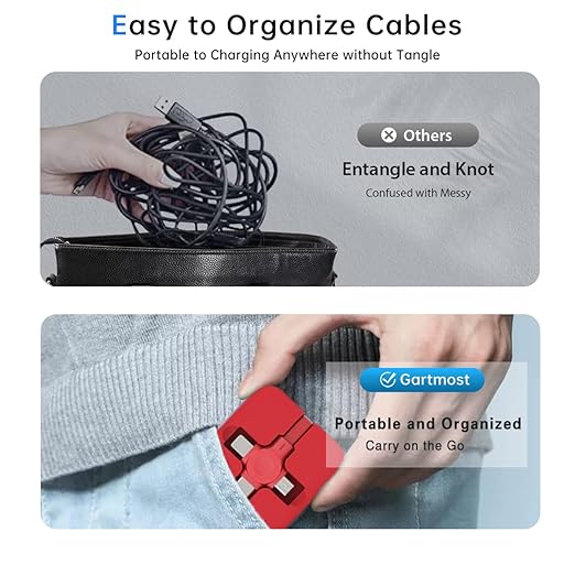 4 Pcs 3 in 1 Retractable Multi Fast Chargers Cable Bulk (3.28FT) with USB C/Micro USB/L and Phone Stand, Compatible with iPhone 17/16/15/14/13/12/11/10/9/8/Android/Tablet