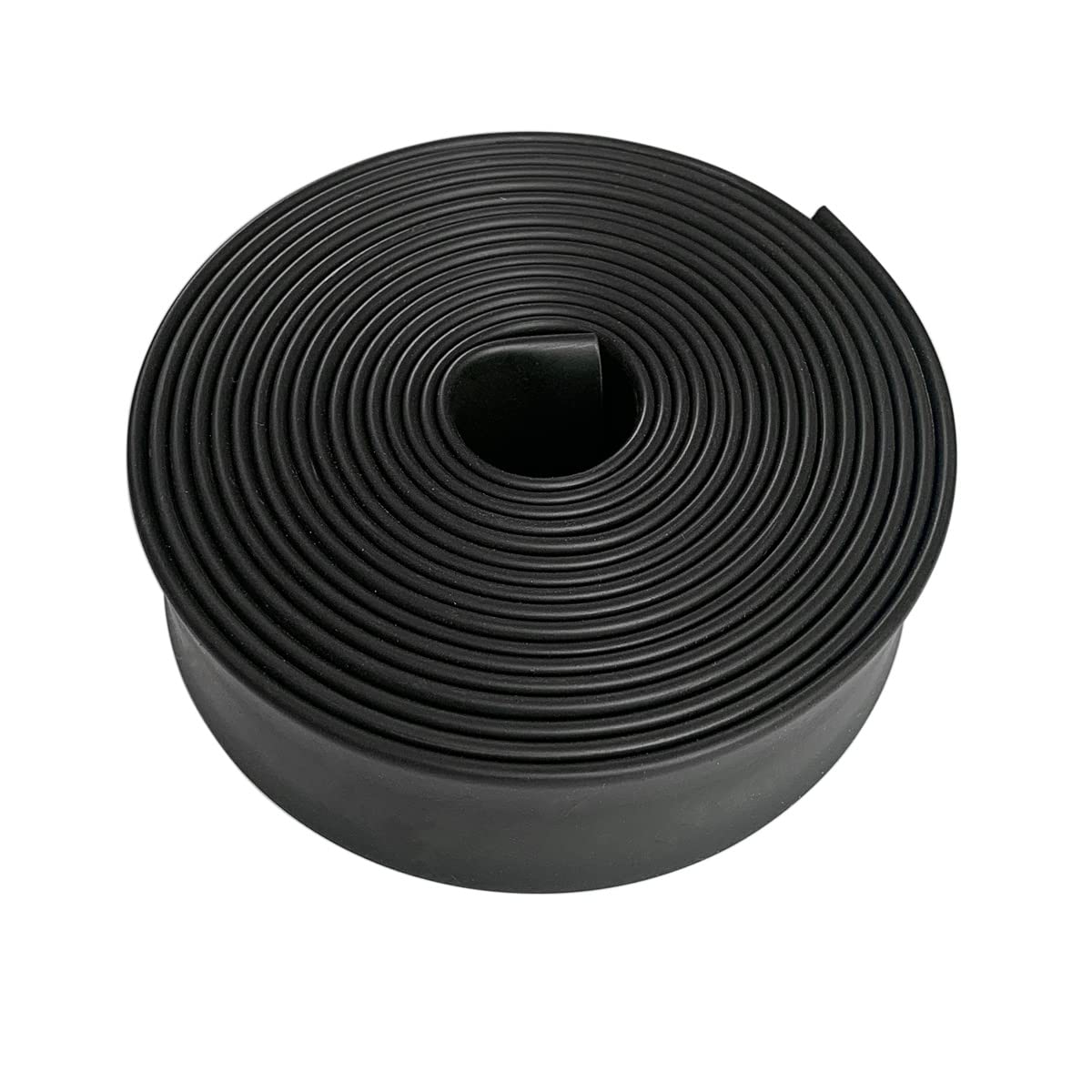3:1 Ratio Heat Shrink Tubing Roll Adhesive Lined Industrial Marine Grade Dual Wall Heat Shrink Tube Waterproof and Sealed Black (2 inches(50 mm), 10 Feet)