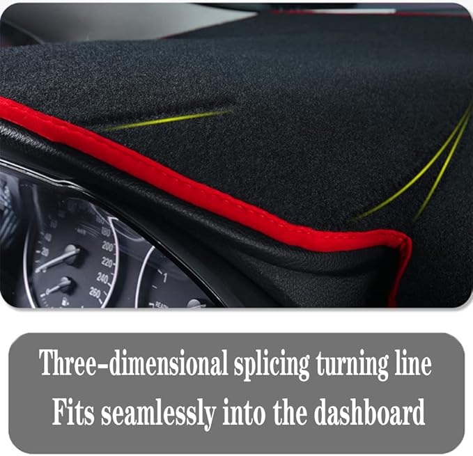 Dashboard Cover for Buick Verano 2012-2016,Polyester Dash Covers mat,Car Dash Board Protecter Cover,Interior Dash Covers Pads,Black