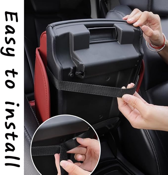 Car Armrest Cushion for Mazda CX-30 2019–2025 2026 DM,Multifunctional Car Armrest Heightening Pad,Car Center Console Cover,Waterproof Nappa Leather Arm Rest Protector,Grey