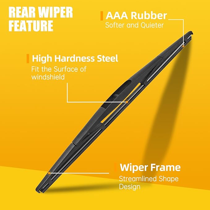 MIKKUPPA 26"+17"+14" Windshield Wiper Blades Replacement for 2019-2023 Subaru Forester, Top Lock Front & Rear All Season Wiper Blades Set(Pack of 3)
