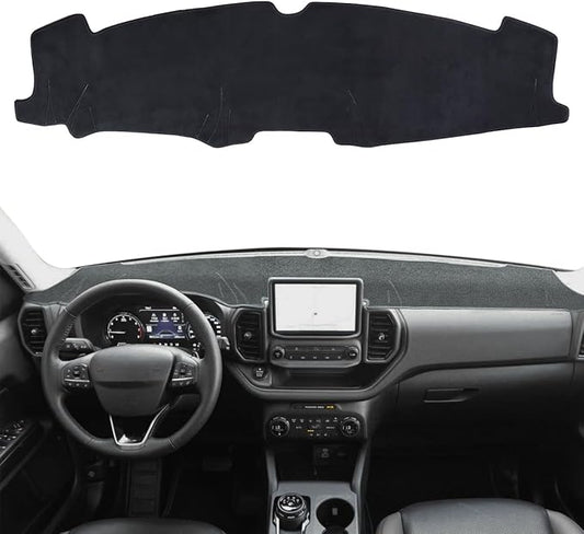 auovo Dashboard Cover Mat Compatible with Ford Bronco Sport Accesories 2021 2022 2023 Anti-Slip Dash Cover Dash Carpet Cover Sunshield Protector Mat