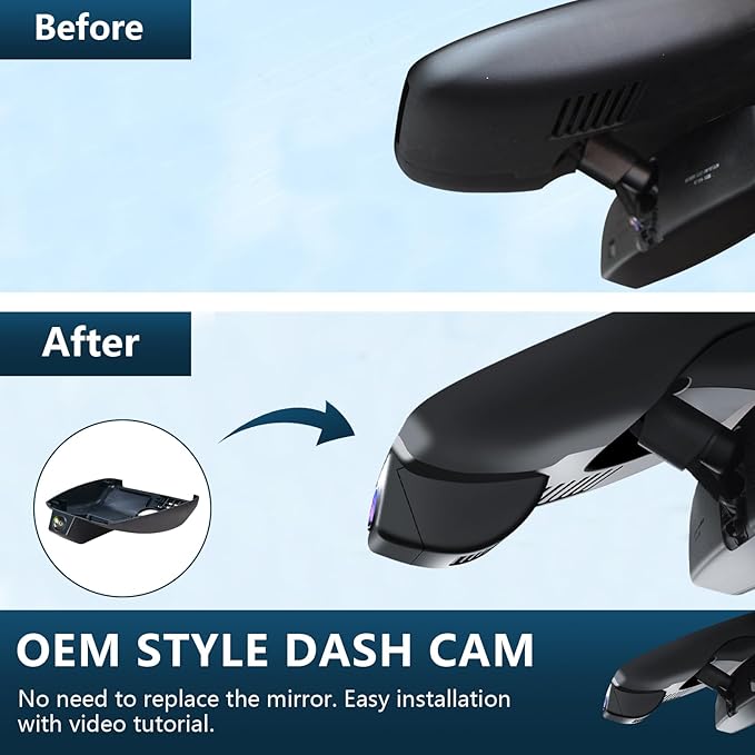 Mangoal Front 4K & Rear 1080p Dash Cam Custom fit for Mazda 3 2019 2020 2021 2022 2023(Model A), UHD 2160P Video, Free App & WiFi, 128GB Card