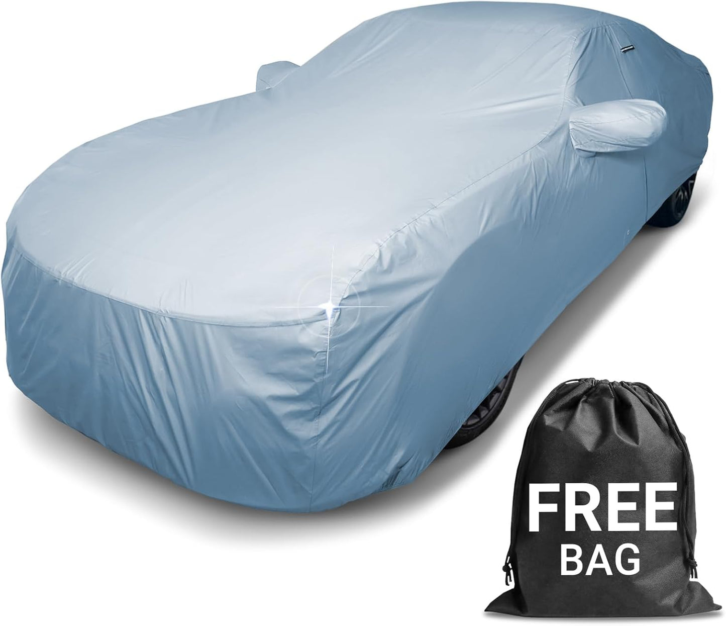 iCarCover Premium Car Cover for 2012-2020 Chevy Sonic Sedan Heavy Duty Waterproof All Weather Automobiles Custom Fit Indoor Outdoor UV Snow Protection Covers with Straps and Bag