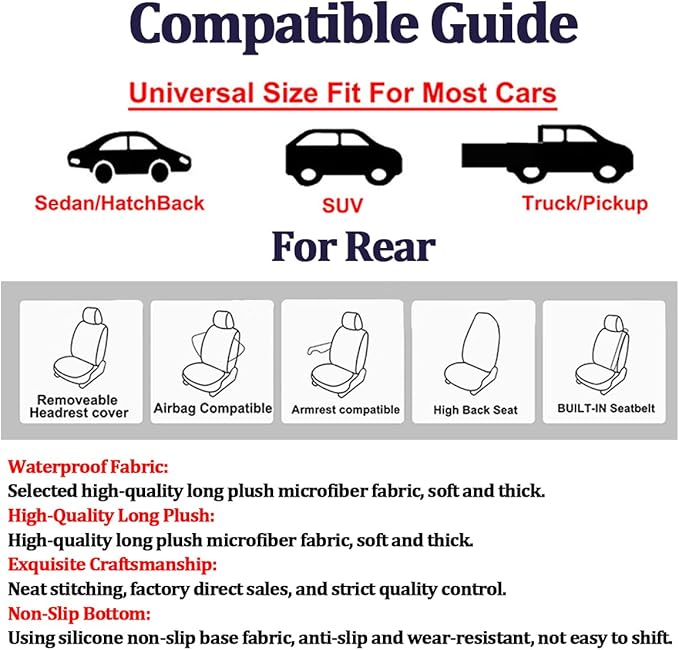 Car Towel Seat Cover, Performance Microfiber Washable Non Slip Vehicle Front Seat Covers, Sweatproof Automotive Interior Chair Protectors, Universal for SUV Automobile Truck (Pink)