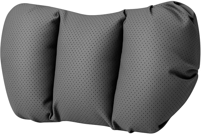 Car Neck Pillow & Lumbar Support for MINI F56 2022-2024 Ergonomic Breathable Mesh Auto Seat Back Cushion Headrest,Black-Neck Pillow