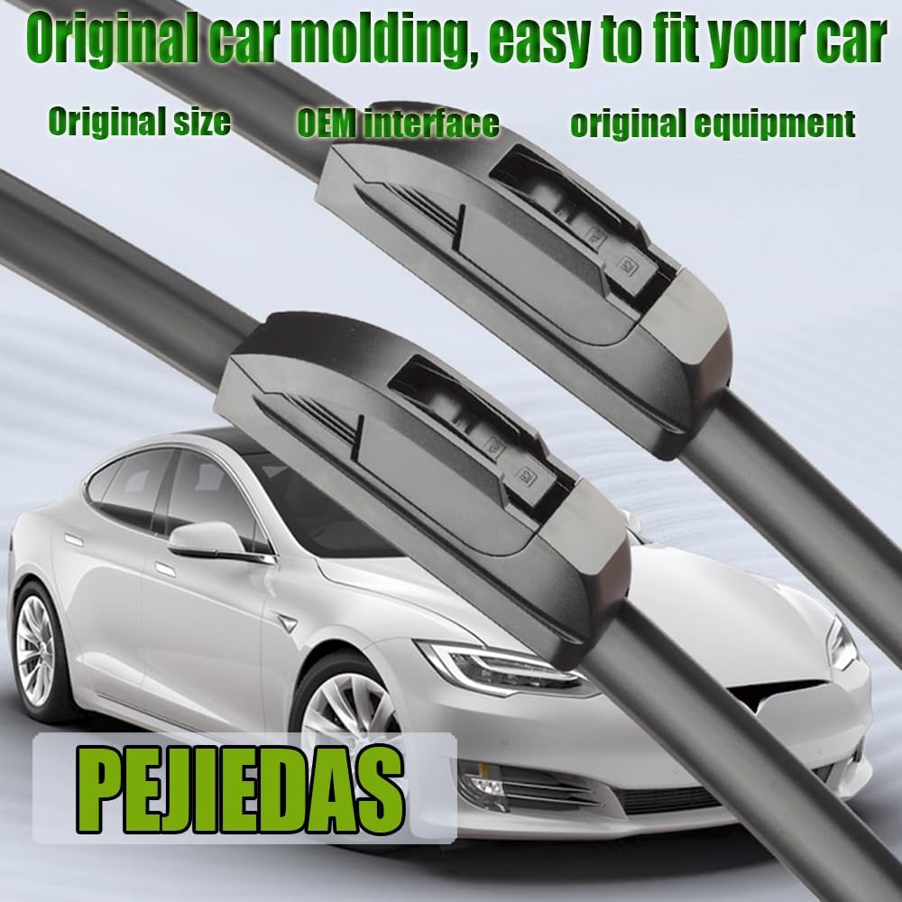 OEM Quality Front Wiper Blades, Replacement for 2006-2002 Honda CR-V CRV/2001-1993 Nissan Altima, OE Original Style (21 Inch + 20 Inch Front Wiper Blades)