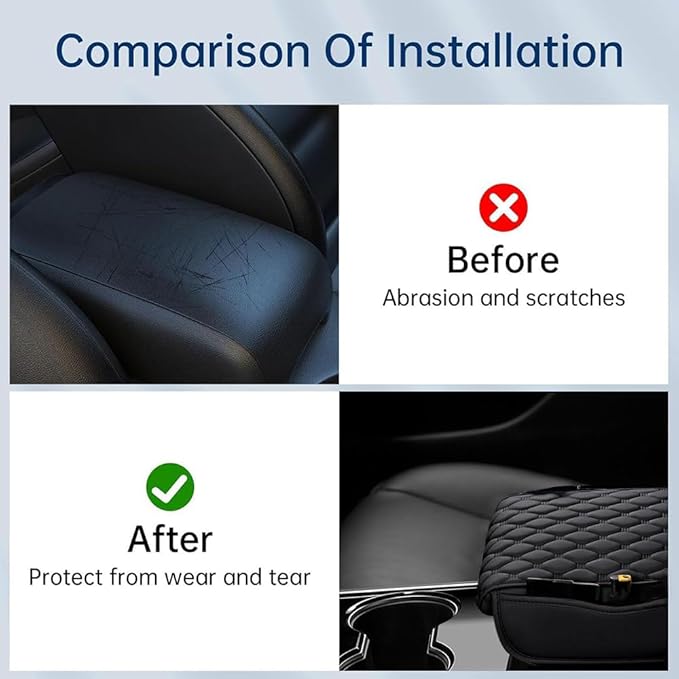 Car Center Console Cover for Acura RDX 2007-2019 2020 2021 2022 2023 2024 2025,Arm Rest Lid Cushion Protector Multifunctional Armrest Cushion Pad Interior Accessories,Grey