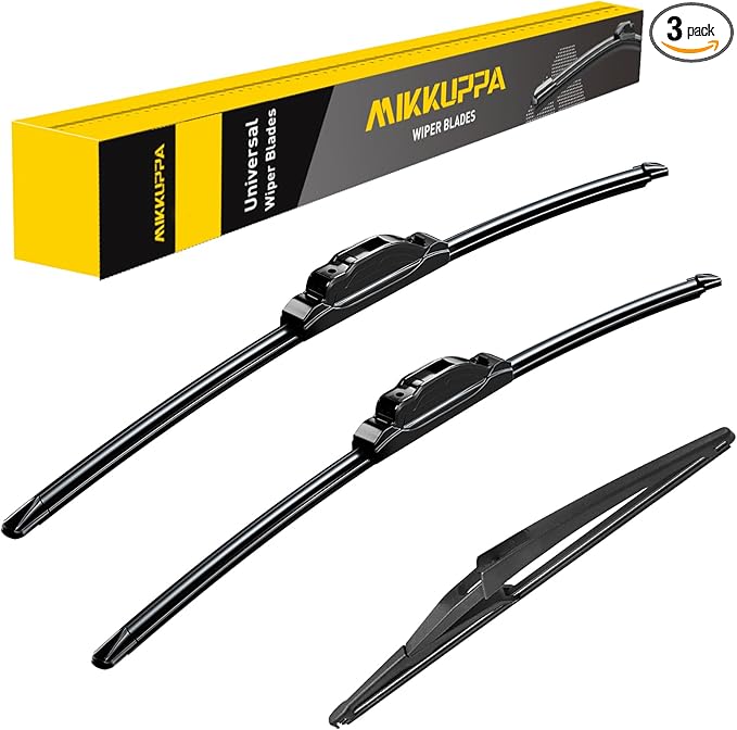 MIKKUPPA 26"+14"+12" Wiper Blades Replacement for 2008-2013 Nissan Rogue, 2014-2015 Rogue Select Windshield Wiper, Durable Stable Quiet Original Equipment All Season Wiper Blades Set (Pack of 3)