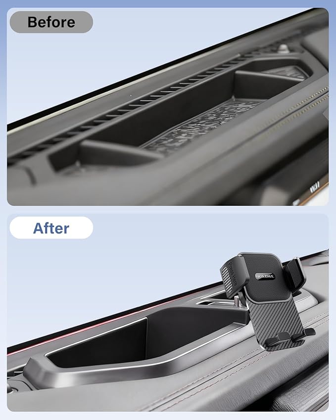 SKYLOTEC Phone Holder for Jeep Wrangler JK JKU 2011-2016 2017 2018 Accessories Automobile Cradles Phone Mount, Dashboard Mount Dash Tray Not Block Air Vent