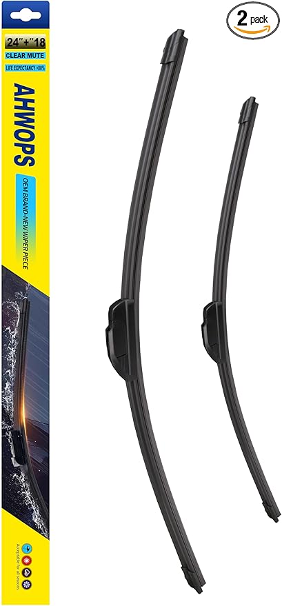 OEM All Season Wiper Blades for 05-12 Nissan Pathfinder,07-12 Hyundai Santa Fe,05-09 Subaru Legacy Outback,02-08 Toyota Corolla Wiper Blades, Genuine Replacement (24 inch + 18 inch) For My Car