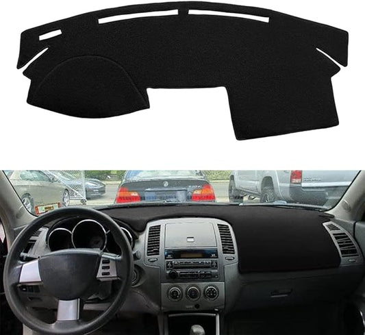 Yiz Dash Cover Mat Custom Fit for Nissan Altima 2005 2006 Dashboard Cover Pad (05-06 Black) J57