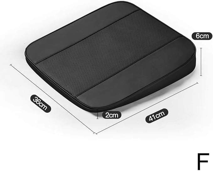 Memory Foam Car Seat Cushion for BMW X5 G05 2018-2023, Wedge Booster Lumbar Support Pad for Drivers Office with Non-Slip Base,Red-6cm