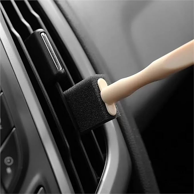 Cleaning Brush for car Interior Cleaning Car Air Conditioner Vent Cleaner Cleaning Brush Detailing Scrub Outlet Wash Duster Dust Removal Auto Interior Clean Tool(1pcs)