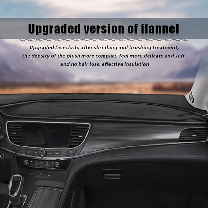 Flannel Dashboard Dash Cover Nonslip Car Dash Board Mat Compatible with Lexus ES ES350 ES300h XV60 2013-2018