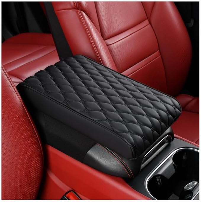 Auto Armrest Cushion Pads for Ford Ranger(1998-2002) Accessories Car Centre Console Armrest Pad Durable Material and Easy to Clean-is Waterproof and Anti-Scratch