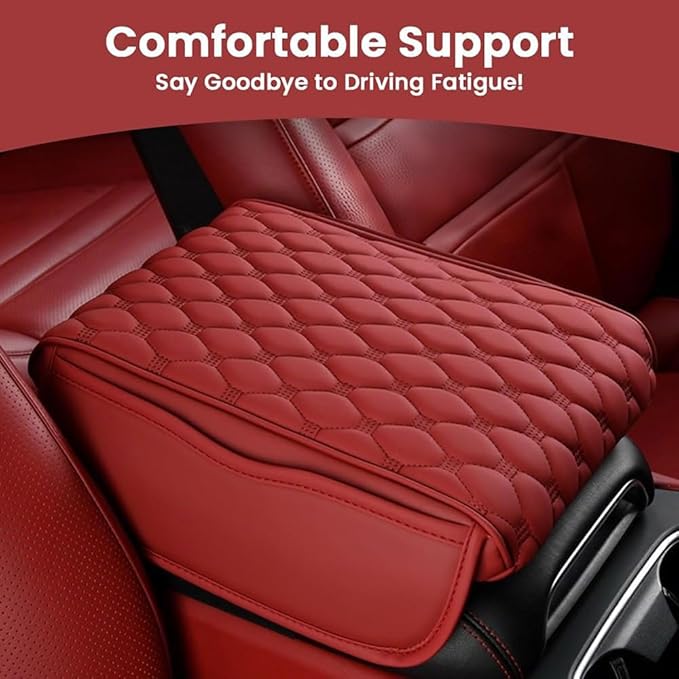 Car Center Console Cover for Acura RDX 2007-2019 2020 2021 2022 2023 2024 2025,Arm Rest Lid Cushion Protector Multifunctional Armrest Cushion Pad Interior Accessories,Brown
