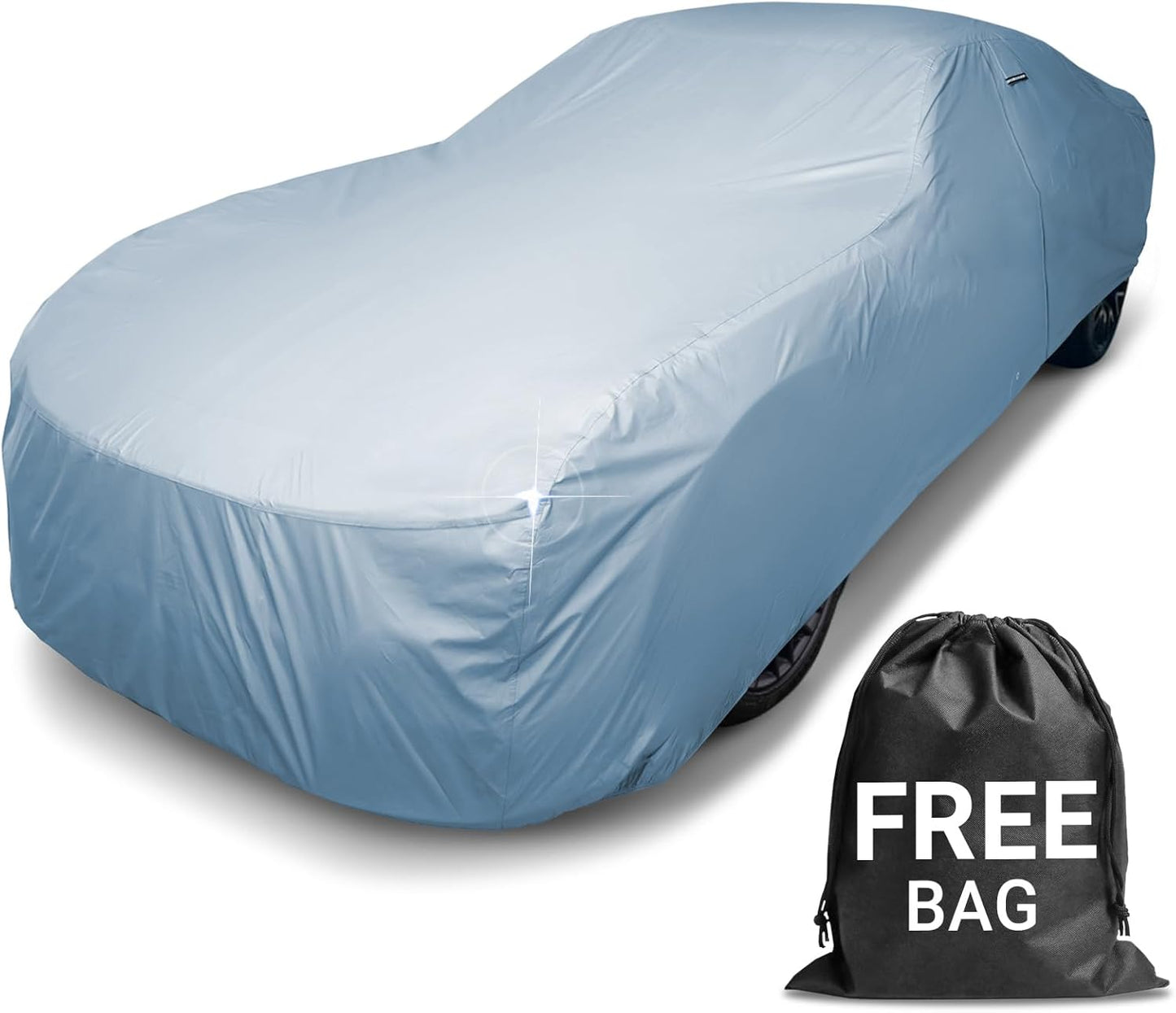 iCarCover Premium Car Cover for 1946-1948 Pontiac Silver Streak Heavy Duty Waterproof All-Weather Automobiles Custom Fit Indoor Outdoor UV Snow Protection Covers with Straps and Bag