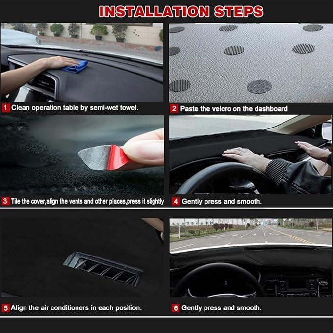 Dashboard Cover for GMC Sierra and Chevrolet Silverado- Fits 2007-2013 Models with Two Glove Boxes. Custom Fit Dash Mat, Won't Break Dash Sensors(Premium Carpet, Gray)