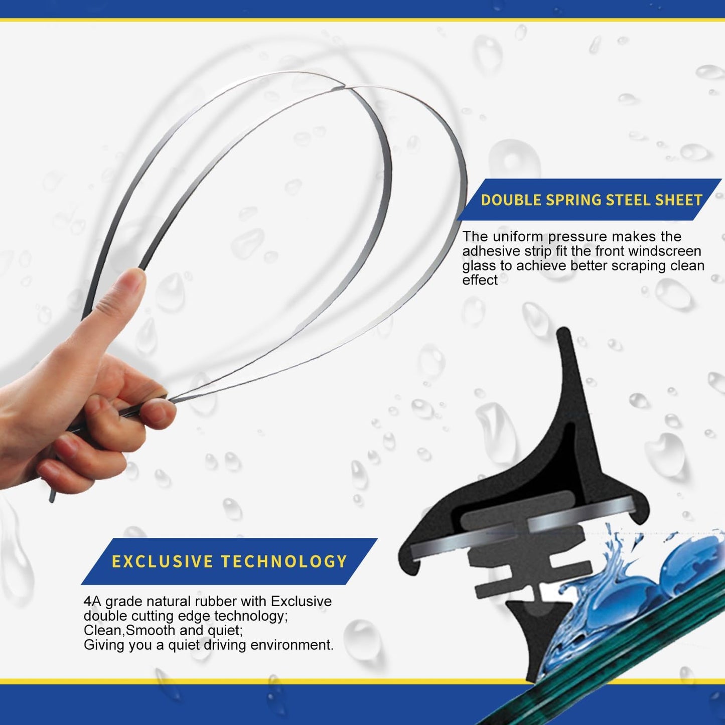 3 wipers Replacement for 2014 2015 2016 2017 2018 Subaru Forester 2015-2018 2019 Subaru Outback Legacy Windshield Wiper Blades Original Equipment Replacement - 26"+17"+14" (Set of 3) U/J HOOK