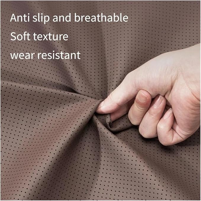 1/2PCS PU Leather Car Neck Pillow & Lumbar Support Cushion, Breathable Universal Seat Headrest Waist Pad, Soft Support Cushion for Daily Driving and Travel(C Style)