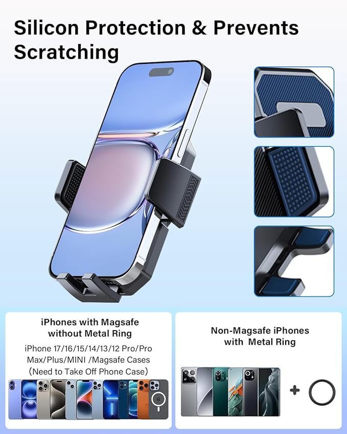 PZK Car Phone Mount for Honda Civic 2022-2025 2026 /Acura Integra 2023-2025 LX/EX/EX-L/Sport/Sport Hybrid/Touring/Si/Type R for 7/9-Inch Screen 360° Rotation Auto Lock Phone Holder with Storage Box