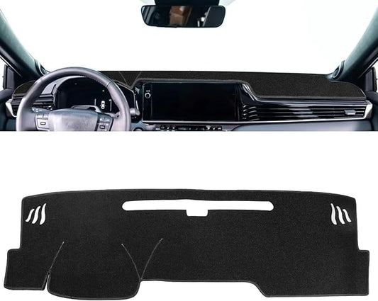 x xotic tech Center Console Dashboard Mat Compatible with Toyota Camry 2025 2026 Without HUD, Pre-Cut Non-Slip Sunshade No Sun Glare UV Rays Protector Dash Carpet Pad Black Cover