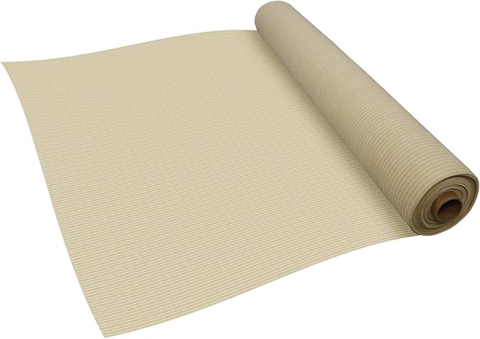 TANG Sun Shade Fabric Roll 8'x33' Shade Cloth for Garden Beige HDPE Mesh Shading Pergola Cover Replacement Canopy, 95% Blockage Sunshades for Outdoor Patio Backyard Plant