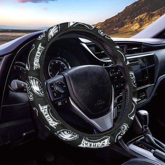 Universal Car Steering Wheel Cover, Automotive Vehicle Accessory (L-FXPT-LY)