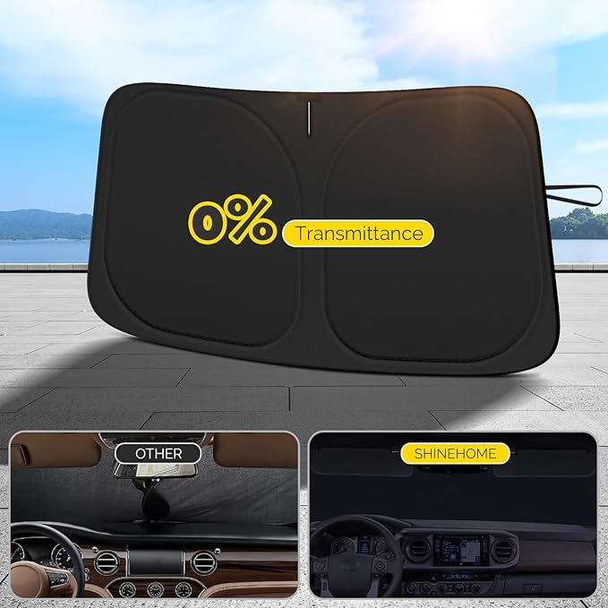 Car Windshield Sun Shade Compatible with 2022 2023 2024 2025 2026 Lexus NX NX250 NX350 NX350h NX450h+ Accessories Foldable Front Window Sunshade Custom for Lexus NX Windshield Sun Visor