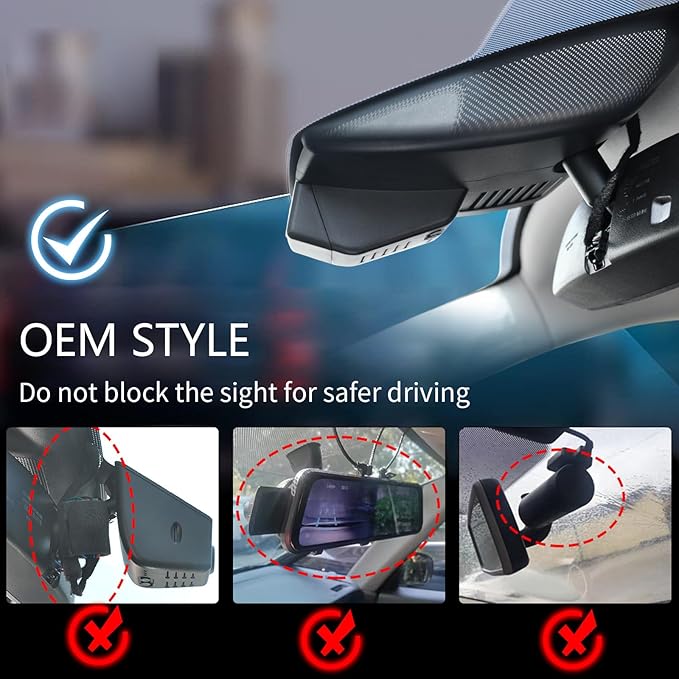 Mangoal STARVIS 2 Front 4K HDR Dash Cam IMX678, Fit for Mazda CX5 2019-2025 & CX-9 2020-2023, 5GHz WiFi, GPS, 64GB Card