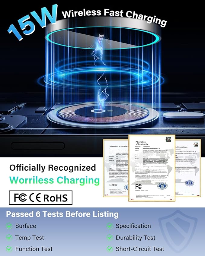 Phone Mount for Chevrolet Chevy Equinox 2025 2026 Accessories 11.3-inch Screen Fixed Clip, Car Magnetic Phone Holder Compatible with MagSafe, Magnets Fast Wireless Charger Cell Phone Base (Not for EV)