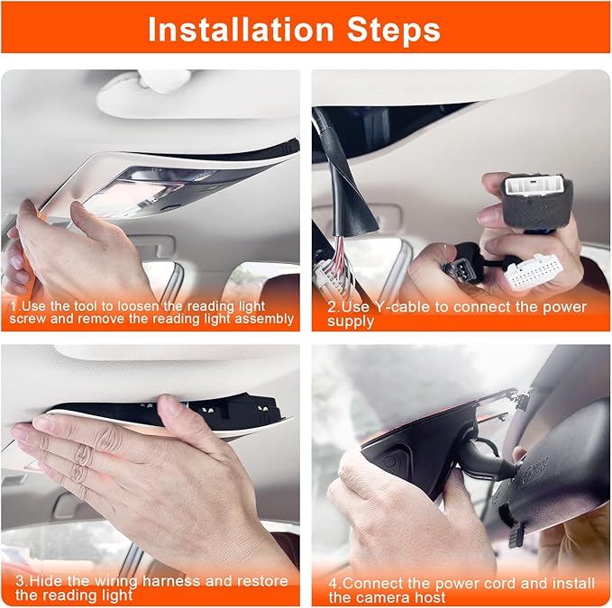 Mangoal Front 4K & Rear 1080p Dash Cam Custom for Lexus RX 2016 2017 2018 2019 2020 2021 2022(Model A),RX350 RX 450h and etc,OEM Look,UHD 2160P Video,Parking Mode,WiFi & App,Loop Recording,128GB Card