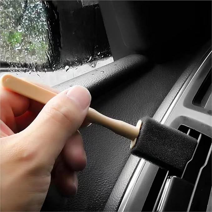 Cleaning Brush for car Interior Cleaning Car Air Conditioner Vent Cleaner Cleaning Brush Detailing Scrub Outlet Wash Duster Dust Removal Auto Interior Clean Tool(10pcs)