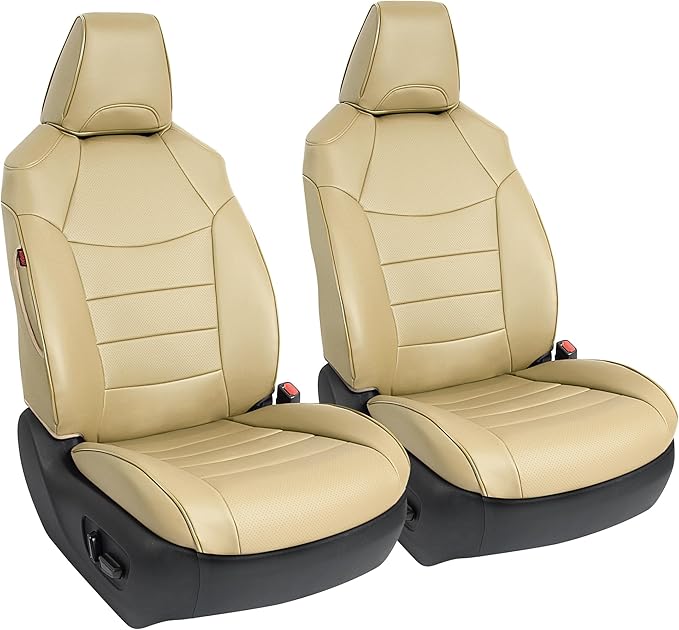 Custom Fit RAV4 Hybrid Seat Cover for Toyota RAV4 2019 2020 2021 2022 2023 2024 2025 Hybrid-LE/XLE/Limited/Woodland Edition/XLE Premium,Faux Leather,2-Row Full Set,(Beige)