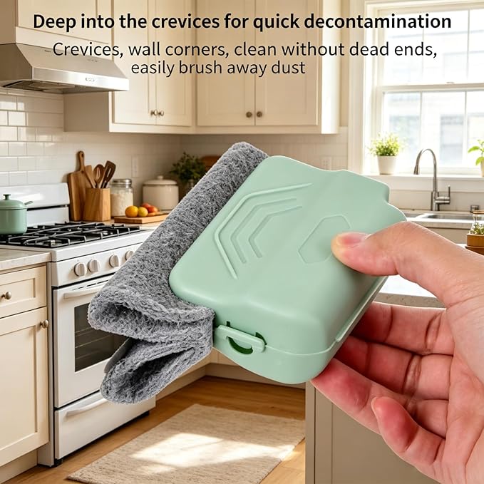 2026 New Magic Window Track Cleaner, Window Groove Cleaning Brush Tools Set, for Cleaning Tile Grout, Louver Blades, Car Air Conditioning Vents, and Narrow Gaps (6pcs Gray)