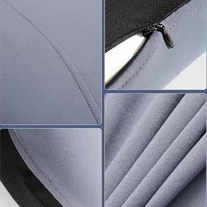Headrest Neck Lumbar Pillows Car Seat for Toyota Hilux 2022-2024, Universal Ergonomic Back Support Cushion, Comfortable Breathable Cover for Office Home, C/Green