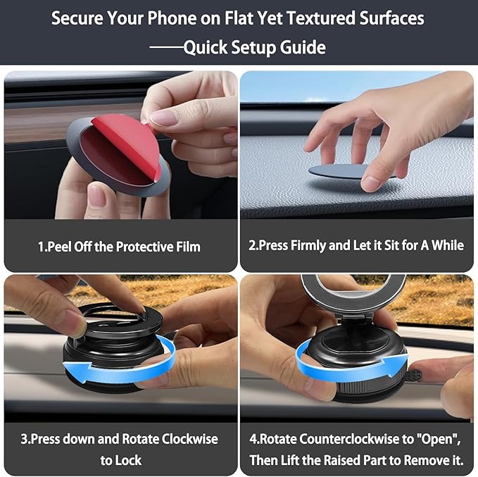 JKSML Magnetic Car Phone Holder [98LBS Strongest Suction & 2800gf Magnetic] 360° Adjustable Foldable Car Mount for Magsafe, Versatile for Car/Gym/Mirror Mount/Daily Stand, for iPhone&Android, Sliver