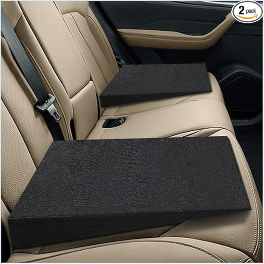 Auto Seat Wedge Leveling Cushion, Truck Driver Heightening Seat Pad Wedge Booster, Angled Design Car Seats Office Chairs Cushion for Sciatica Tailbone Pain Relief