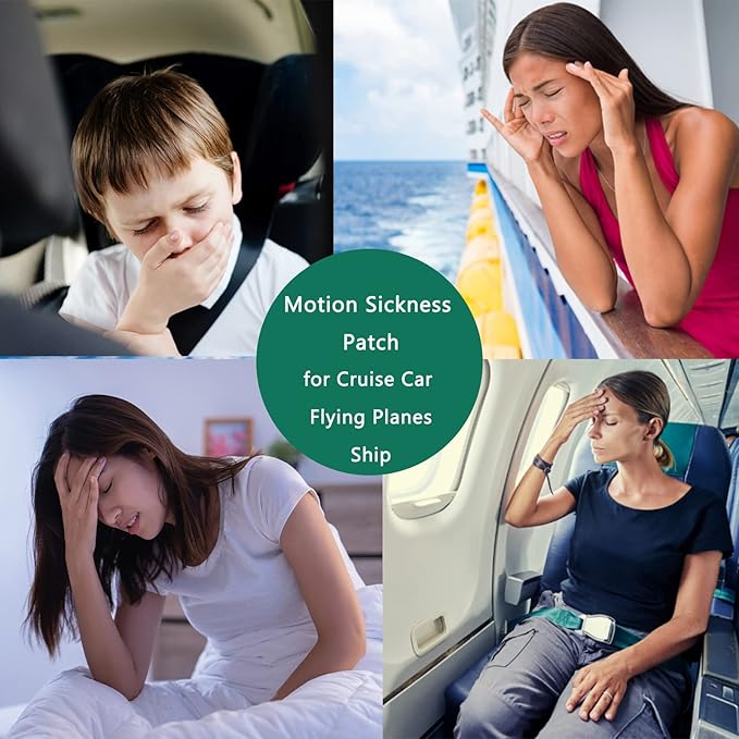369 Life Motion Sickness Patches for Car and Boat Rides, Ships, Cruise and Airplane & Other Forms of Transport - Travel Essentials, for Adults and Kids (48 Count)